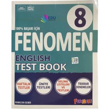 Fenomen Yayıncılık 8. Sınıf English Test Book LGS Sınavı İçin 200 Sayfa Tekil Soru Bankası