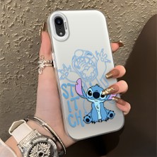 HONTINGA iPhone Xr ile Uyumlu Kılıfı Silikon Kenar Sert Arka Düşüme Önleyici Basitlik Anti Düşme Kamera Korumali Stitch Desen Telefon Kılıfı Kadın ve Erkek Için Uygundur K1-0083