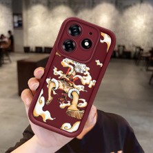 HONTINGA Tecno Spark 10 Pro ile Uyumlu Kılıfı Düşüme Önleyici Basitlik Anti Düşme Kamera Korumali Anime Bordo Desen Yumuşak Silikon Telefon Kılıfı Kadın ve Erkek Için Uygundur K2-7055