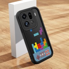 HONTINGA Oppo Find X9 Pro 5g ile Uyumlu Kılıfı Düşüme Önleyici Basitlik Anti Düşme Kamera Korumali Şirin Kedi Oyun Siyah Desen Yumuşak Silikon Telefon Kılıfı Kadın ve Erkek Için Uygundur K2-0079