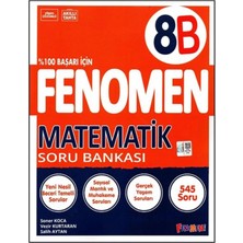 Fenomen Yayıncılık 8. Sınıf Lgs Matematik Soru Bankası (B) 2025/2026 Güncel Müfredat