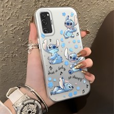 HONTINGA Samsung Galaxy S20 Fe ile Uyumlu Kılıfı Silikon Kenar Sert Arka Düşüme Önleyici Basitlik Anti Düşme Kamera Korumali Stitch Desen Telefon Kılıfı Kadın ve Erkek Için Uygundur K1-0084