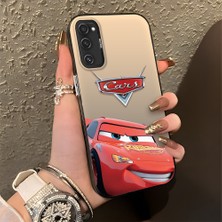 HONTINGA Samsung Galaxy S20 Fe ile Uyumlu Kılıfı Silikon Kenar Sert Arka Düşüme Önleyici Basitlik Anti Düşme Kamera Korumali Araba Desen Telefon Kılıfı Kadın ve Erkek Için Uygundur K1-0085