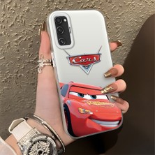 HONTINGA Samsung Galaxy S20 Fe ile Uyumlu Kılıfı Silikon Kenar Sert Arka Düşüme Önleyici Basitlik Anti Düşme Kamera Korumali Araba Desen Telefon Kılıfı Kadın ve Erkek Için Uygundur K1-0085