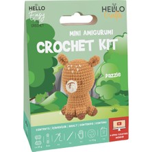 Hello Crafts Amigurumi Kiti, Mini Örgü Seti 10 CM DAZZLE