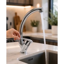 Astraltech Modern Musluk 360 Döner Başlık Sıcak Soğuk Karıştırıcı ve Sağlam Yapı