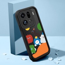 HONTINGA Oppo Find X9 Pro 5g ile Uyumlu Kılıfı Düşüme Önleyici Basitlik Anti Düşme Kamera Korumali Şirin Kedi Oyun Siyah Desen Yumuşak Silikon Telefon Kılıfı Kadın ve Erkek Için Uygundur K2-0079