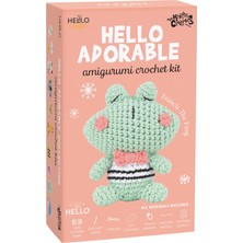 Hello Crafts Hello Adorable Amigurumi Kiti Kurbağa 10 cm
