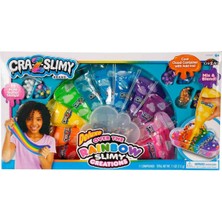 PopŞeker Deluxe Gökkuşağı Slime Yapım Seti - 11 Hazır Slime ve Dev Süsleme Aksesuar Paketi