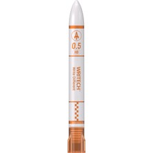 Writech Wrıtech W-505 0,5mm Versatil Kalem Ucu Beyaz-Turuncu Tüp 1 Adet