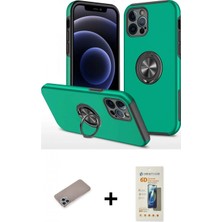 Pileli Store Pilelistore™ iPhone 12 Pro Max Kılıf Odak Form Prime - Siyah 6d Mat Seramik Hayalet Nano Ekran Koruyucu + Shine Kamera Lens Koruma Cam - Sabe