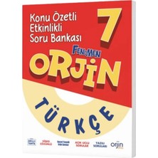 Fenomen Yayıncılık 7. Sınıf Orjin Türkçe Konu Özetli Soru Bankası