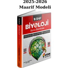 Aydın Yayınları 9. Sınıf Biyoloji Soru Bankası 2025/26 Maarif Modeli