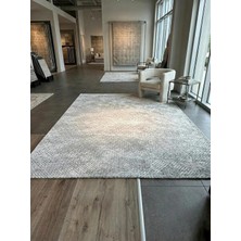 Plato Mozaik Jel Dmr Halıcılık Gri Modern Kabartmalı Kaymaz Taban Çocuk Odası Salon Hol, Koridor Mutfak Yıkanabilir Kesme Yolluk Halı