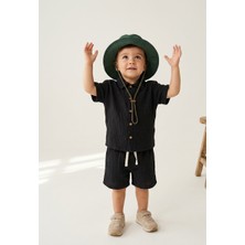 Baby Lory Kids Store Erkek Çocuk Renkli Dokuma Gömlekli Takım