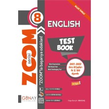 Günay Yayınları 8. Sınıf Ingilizce Soru Bankası 2025-2026 Zoom English Test Book