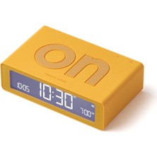 Lexon Flip Mini Şarj Edilebilir Alarm Saat Sarı