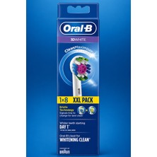 Oral-B 3D White 8'li Diş Fırçası Yedek Başlığı