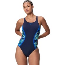 Speedo Hyperboom Splice Muscleback Kadın Yüzücü Mayosu 8-A000247003