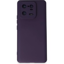 Xiaomi Mi 13 Pro Kılıf Nano Içi Kadife Silikon  Mor