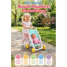 Open City Oyuncak Bebek Puseti Çocuk Arabası Rol Yapma Oyunu Iç ve Dış Mekan Eğitici Oyuncak