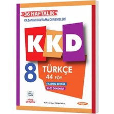 Fenomen Yayıncılık 8. Sınıf Türkçe (44 Föy) Kazanım Kavrama Denemeleri 2024 Kapak