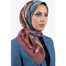 Hadiora Kadın Vizon Soyut Desenli Dikişli Yazma