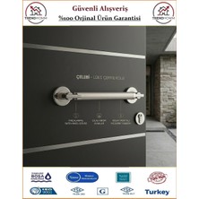 Çelebi Çekme Kapı Kolu - Sürgülü Kapı Kolu - Çelik Kapı Çekme Kol - 20cm