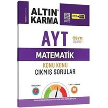 Altın Karma Yayınları Ayt Matematik Konu Konu Çıkmış Sorular