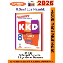 Fenomen Yayıncılık 8. Sınıf Türkçe 44 Föy 36 Haftalık Kazanım Kavrama Denemesi 2026