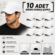 Moda Nokta Spor Mikro Şapka Ayarlanabilir Cırtcırtlı Kep Unisex Nefes Alan Kumaşla Üretilmiştir 10 Adet