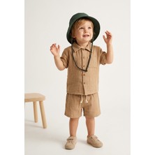 Baby Lory Kids Store Erkek Çocuk Renkli Dokuma Gömlekli Takım