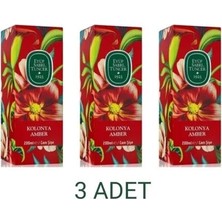 Eyüp Sabri Tuncer Amber Kolonyası Cam Şişe - 200 ml x 3 Adet