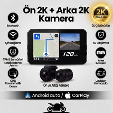 Wevolt MT-200 2k UHD Ön -Ark Wifi Lastik Basınç  Premium Carplay Motor Kayıt Kamerası