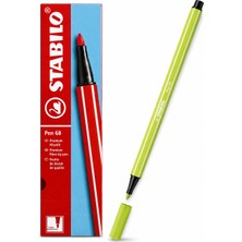 Stabilo Keçe Uçlu Boya Kalemi 1 mm Lime Yeşili 68/14 10 Lu Paket