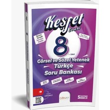 Günay Yayınları 8. Sınıf Keşfet Serisi Görsel ve Sözel Yetenek Türkçe Soru Bankası 2025-2026