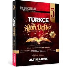 Altın Karma Yayınları 5.sınıf Türkçe Altın Defter Mesut Hayat