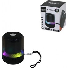 Marsilyan Kavanoz Modeli - Mika Gövde Bluetooth Wireless Mini Hoparlör Speaker USB Şarjlı - Işıklı 5W PL-4445 (K95)