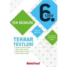 Tudem Yayın Grubu 6. Sınıf Fen Bilimleri Tekrar Testleri
