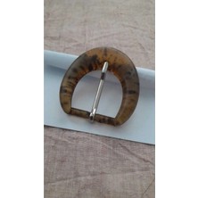 Safarı Mat Akrılık Toka 2,5 cm , Kemer Iç Ölçü , 1 Adet