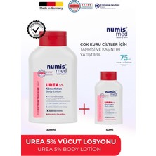 Numis Med Urea %5 Vücut Losyonu 300 ml - Çok Kuru ve Hassas Ciltler Için Yoğun Nemlendirici ve Yatıştırıcı Bakım