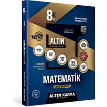 Altın Karma Yayınları 8. Sınıf Matematik Etkinlikli Kazanım Soru Bankası Tamamı Video Çözümlü
