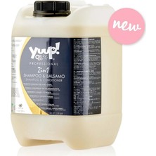 Yuup! Profesyonel 2’si 1 Arada Köpek Şampuanı ve Bakım Kremi - Konsantre Formül (5 Litre)