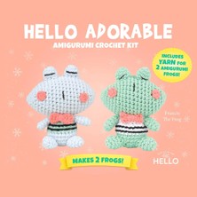 Hello Crafts Amigurumi Kiti, Mini Örgü Seti  KURBAĞA