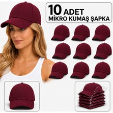 Moda Nokta Spor Mikro Şapka Ayarlanabilir Cırtcırtlı Kep Unisex Nefes Alan Kumaşla Üretilmiştir 10 Adet