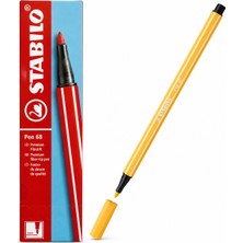 Stabilo Keçe Uçlu Boya Kalemi 1 mm Açık Sarı 68/23 10 Lu Paket