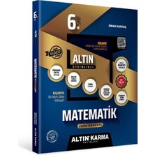 Altın Karma Yayınları 6.sınıf Matematik Altın Etkinlikli Kazanım Sb Sinan Sarıtaş