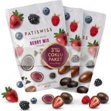 Patiswiss Berry Mix Draje, 60G x 3 Adet
