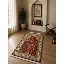 Bambu Seccade 80X125 cm Dokuma Taban Bambu Yumuşak Makinada Yıkanabir Lüxs Namazlık