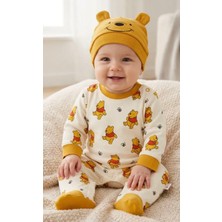 Aki Moda Kids Aki Moda Kıds     Sevimli Ayıcık Yenidoğan Tulum & Şapka Takımı